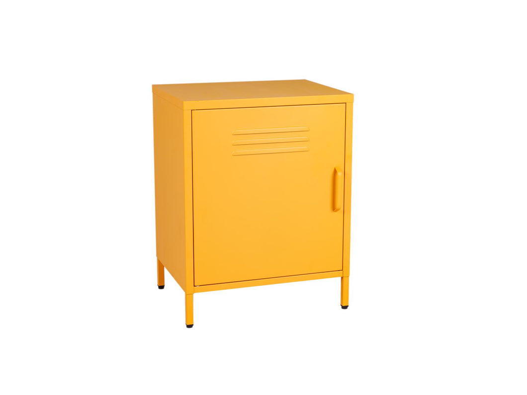 OUTLET - MaximaVida metalen lockerkastje Finn 52 x 40 x 67 cm okergeel