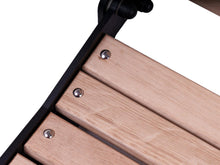 Load image into Gallery viewer, MaximaVida folding facade bench Jordaan with backrest 150 cm
