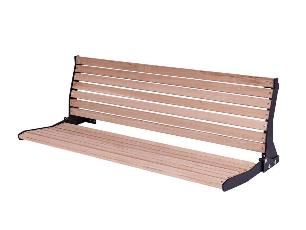 MaximaVida folding facade bench Jordaan with backrest 150 cm