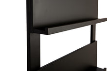 Load image into Gallery viewer, MaximaVida Wall rack Jamie black – bookshelf – magazine rack – 180 cm x 80 cm
