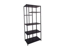 Load image into Gallery viewer, MaximaVida industrial wall cabinet Chicago 80 x 45 x 190 cm black - 150 kg carrying capacity
