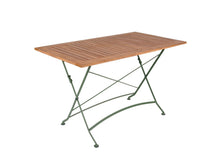 Afbeelding in Gallery-weergave laden, MaximaVida inklapbare acacia tuinset Toscana 120 cm olijfgroen - stoelen met armleuning
