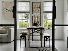 Load image into Gallery viewer, MaximaVida foldable picnic set Berlin 200 cm black - FSC certified
