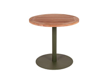 Load image into Gallery viewer, MaximaVida round garden table Java olive green 80 cm - heavy 49 kg design

