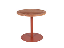 Load image into Gallery viewer, MaximaVida round garden table Java rust brown 80 cm - heavy 49 kg design
