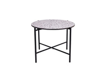Load image into Gallery viewer, MaximaVida cross-frame coffee table Lucca 49 cm – terrazzo look
