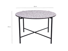 Load image into Gallery viewer, MaximaVida cross-leg coffee table Lucca 62 cm – terrazzo look
