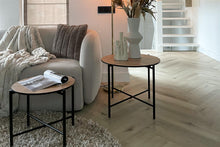 Load image into Gallery viewer, MaximaVida cross-frame coffee table Copenhagen 49 cm - herringbone look
