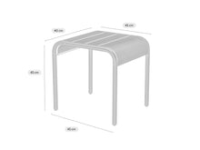 Load image into Gallery viewer, MaximaVida metal side table stool Max 45 cm black
