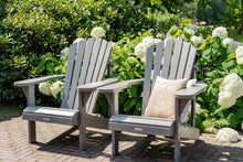 Load image into Gallery viewer, MaximaVida polywood adirondack garden chair Montreal grey – luxurious version
