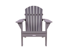 Load image into Gallery viewer, MaximaVida polywood adirondack garden chair Montreal grey – luxurious version
