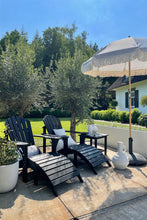 Load image into Gallery viewer, MaximaVida plastic Adirondack garden chair set Montreal black – luxurious design
