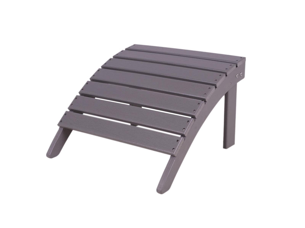 MaximaVida polywood Adirondack footstool Montreal grey – luxurious version