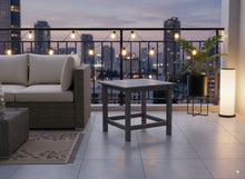 Load image into Gallery viewer, MaximaVida polywood Adirondack side table Montreal grey – luxurious version
