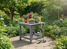 Load image into Gallery viewer, MaximaVida polywood Adirondack side table Montreal grey – luxurious version
