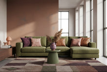 Load image into Gallery viewer, MaximaVida plastic side table Mila round 50 cm olive green
