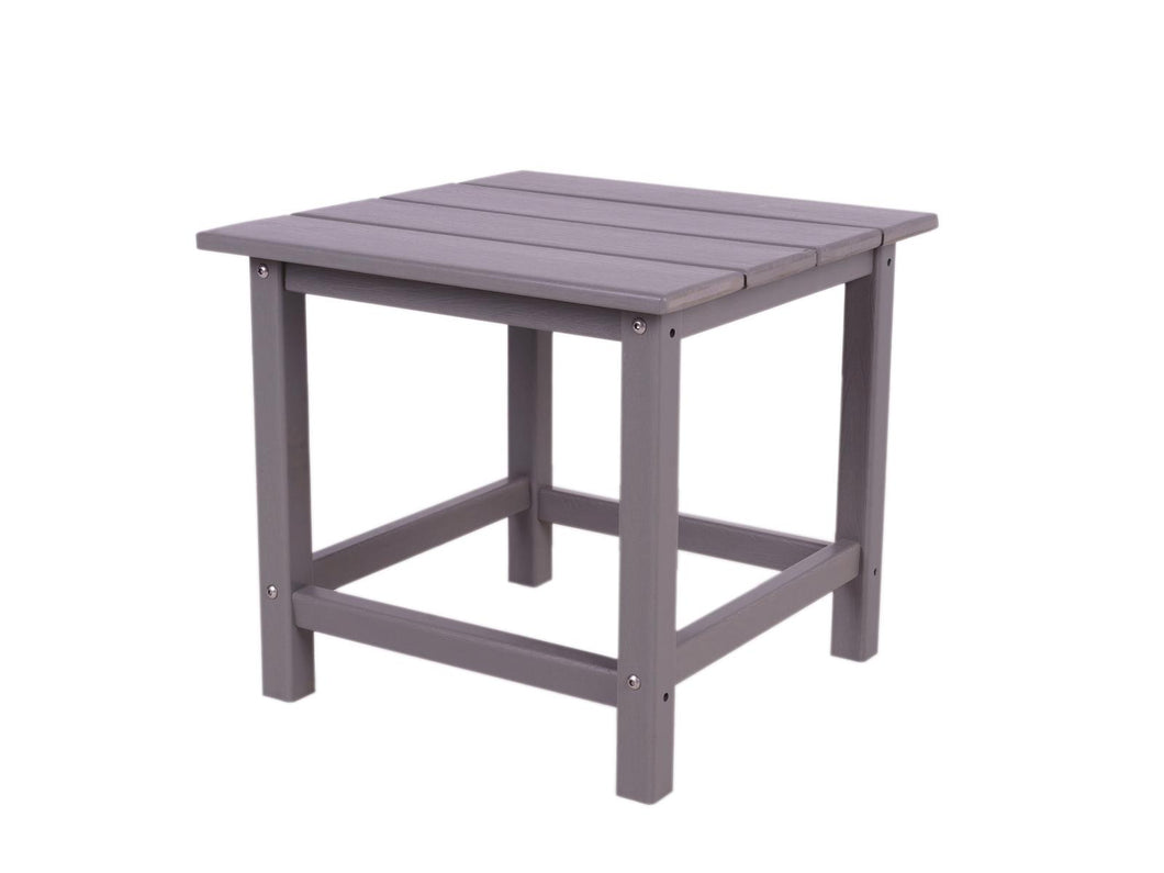 MaximaVida polywood Adirondack side table Montreal grey – luxurious version