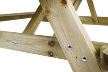 Load image into Gallery viewer, MaximaVida houten picknicktafel Latvia 180 cm - 5  stuks actieverpakking
