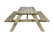 Load image into Gallery viewer, MaximaVida houten picknicktafel Latvia 180 cm - 5  stuks actieverpakking
