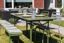 Load image into Gallery viewer, MaximaVida foldable picnic set Berlin 200 cm olive green- FSC certified
