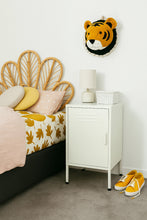 Load image into Gallery viewer, MaximaVida metal little locker cabinet Finn 52 x 40 x 67 cm ivory
