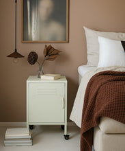 Load image into Gallery viewer, MaximaVida metal little locker cabinet Finn 52 x 40 x 67 cm ivory

