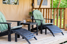 Load image into Gallery viewer, MaximaVida plastic Adirondack footrest Montreal black – luxurious design
