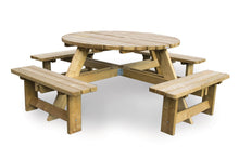 Load image into Gallery viewer, MaximaVida heavy duty garden cover Londen for square and round picnic table black
