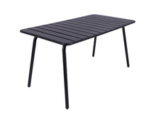 Load image into Gallery viewer, MaximaVida metal picnic set Max 150 cm black – 3-pieces
