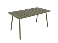 Lade das Bild in den Galerie-Viewer, MaximaVida Picknick Set Max aus Metall 150 cm olivgrün - 3-teilig

