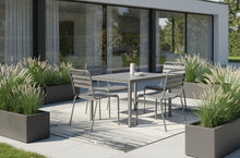 Load image into Gallery viewer, MaximaVida metal garden chair Max mouse grey - 2 pieces
