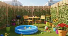 Load image into Gallery viewer, MaximaVida metal garden set Max yellow ochre 80 cm
