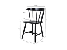 Load image into Gallery viewer, MaximaVida wooden chair Maximus black – box per 2
