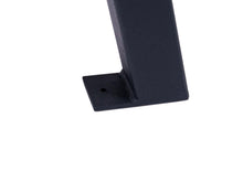 Load image into Gallery viewer, MaximaVida set of industrial bench legs New York black - including ground anchor
