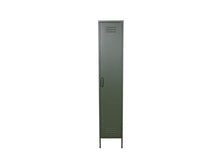 Load image into Gallery viewer, MaximaVida metal locker wardrobe Finn olive green 45 x 35 x 185 cm - slim
