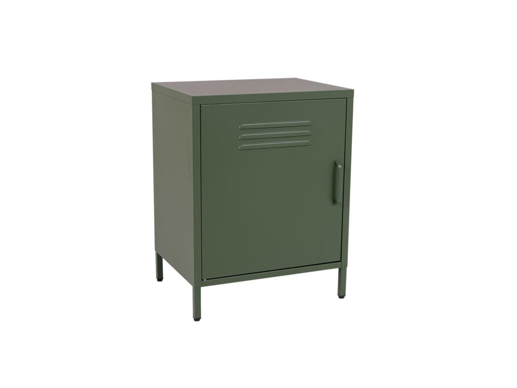OUTLET - MaximaVida metalen lockerkastje Finn 52 x 40 x 67 cm olijfgroen
