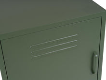 Load image into Gallery viewer, MaximaVida metal little locker cabinet Finn 52 x 40 x 67 cm olive green
