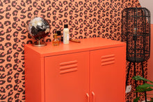 Load image into Gallery viewer, MaximaVida metal locker cabinet Finn 80 x 40 x 102 cm soft orange - 2 shelves

