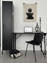 Lade das Bild in den Galerie-Viewer, MaximaVida Metallspind Finn schwarz 45 x 35 x 185 cm - Schmal
