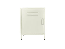 Load image into Gallery viewer, MaximaVida metal little locker cabinet Finn 52 x 40 x 67 cm ivory
