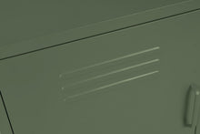 Load image into Gallery viewer, MaximaVida metal little locker cabinet Finn with castors 52 x 40 x 67 cm olive green
