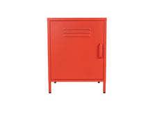 Load image into Gallery viewer, MaximaVida metal little locker cabinet Finn 52 x 40 x 67 cm soft orange
