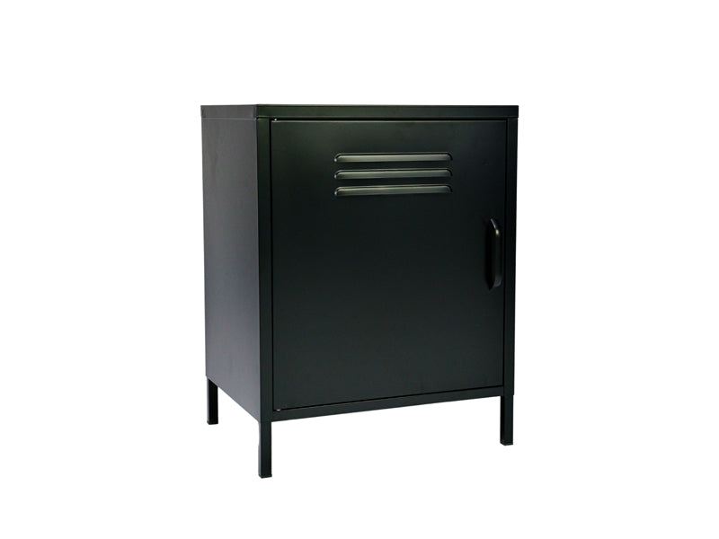 MaximaVida metal little locker cabinet Finn black 52 x 40 x 67 cm