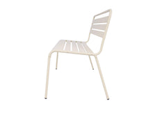 Load image into Gallery viewer, MaximaVida metal garden bench Max 120 cm ivory
