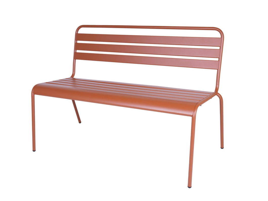 MaximaVida metal garden bench Max rust brown 120 cm
