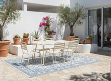 Load image into Gallery viewer, MaximaVida metal garden set Max ivory 150 cm
