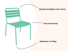 Load image into Gallery viewer, MaximaVida metal garden chair Max XXL cactus - 2 pieces
