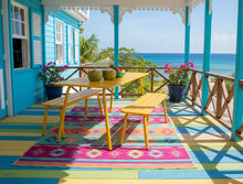 Load image into Gallery viewer, MaximaVida metal pincic set Max 150 cm yellow ochre – 3-pieces
