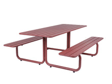 Load image into Gallery viewer, MaximaVida metal picnic table Max terracotta 200 cm
