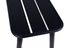 Load image into Gallery viewer, MaximaVida metal garden bench Max 120 cm black - without backrest
